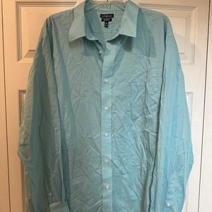 Croft & Barrow, Aqua Long-Sleeve Button-Down